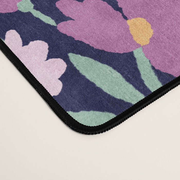 Pink Midnight Bloom Desk Mat Gallery Image 4