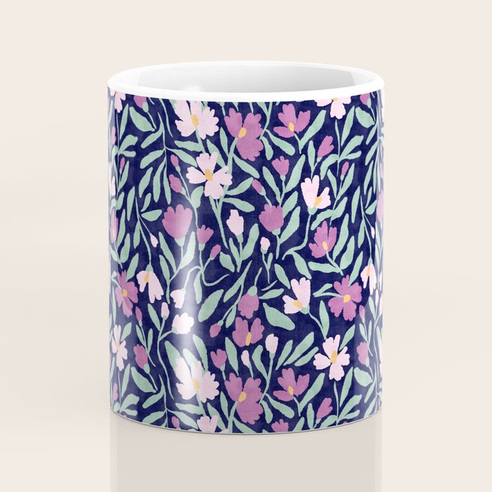 Pink Midnight Bloom Coffee Mug Gallery Image 4