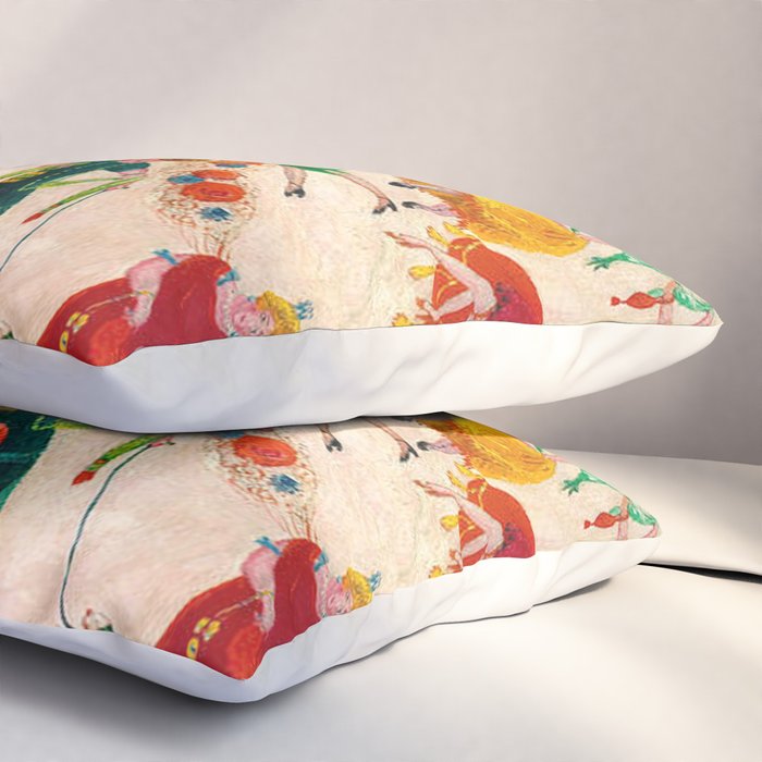 'Spring Sale Soireé at Bendels' Jazz Age New York City Portrait by Florine Stettheimer Pillow Sham Gallery Image 3