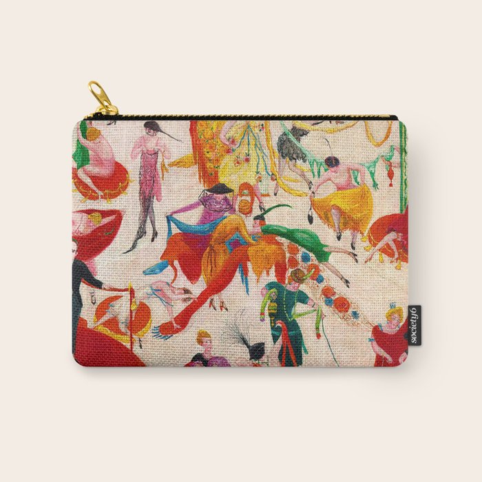 'Spring Sale Soireé at Bendels' Jazz Age New York City Portrait by Florine Stettheimer Carry All Pouch Gallery Image 1