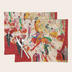 'Spring Sale Soireé at Bendels' Jazz Age New York City Portrait by Florine Stettheimer Placemat Gallery Image 1