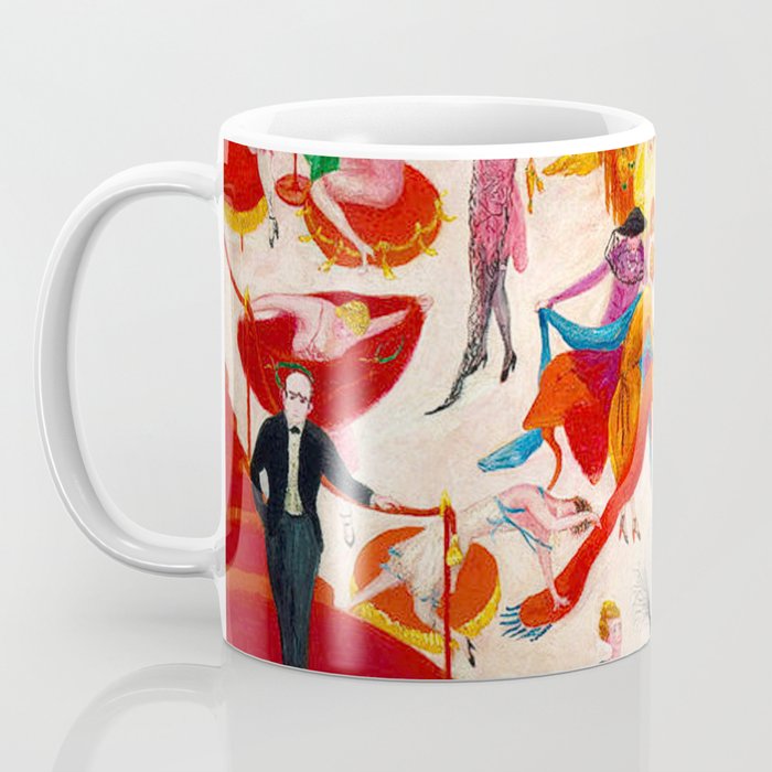 'Spring Sale Soireé at Bendels' Jazz Age New York City Portrait by Florine Stettheimer Coffee Mug Gallery Image 3