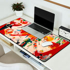 'Spring Sale Soireé at Bendels' Jazz Age New York City Portrait by Florine Stettheimer Desk Mat Gallery Image 2
