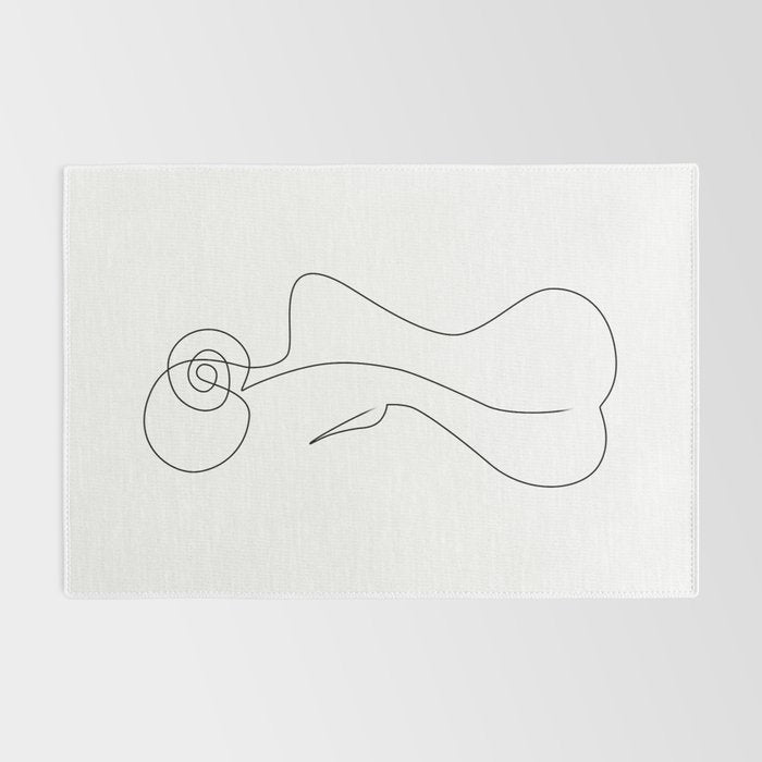 Single Back Line Rug Gallery Image 2