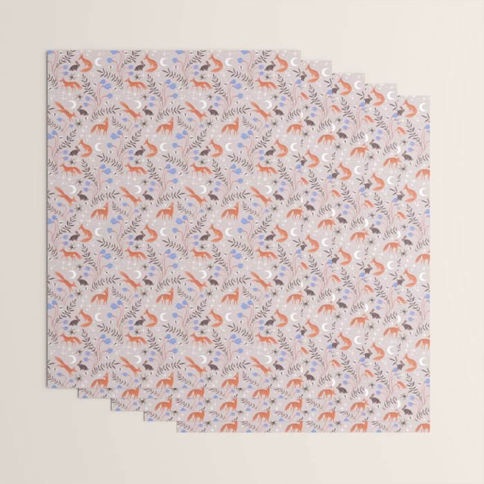 Fox Moon Wrapping Paper Gallery Image 3