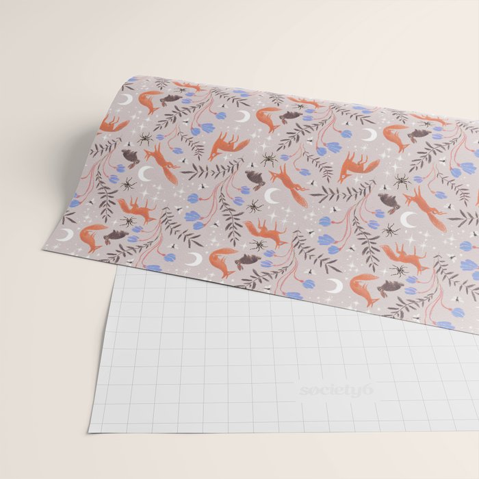 Fox Moon Wrapping Paper Gallery Image 2