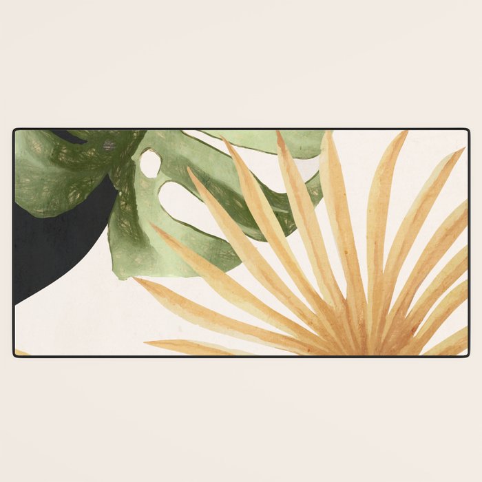 Abstract Art Tropical Leaves 22 Desk Mat Gallery Image 3