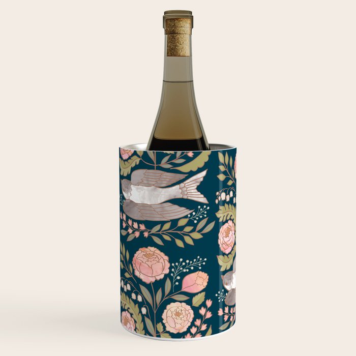 Peony Garden Dove Wine Chiller Gallery Image 2