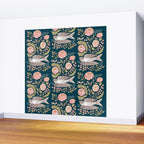 Peony Garden Dove Wall Mural Gallery Image 2