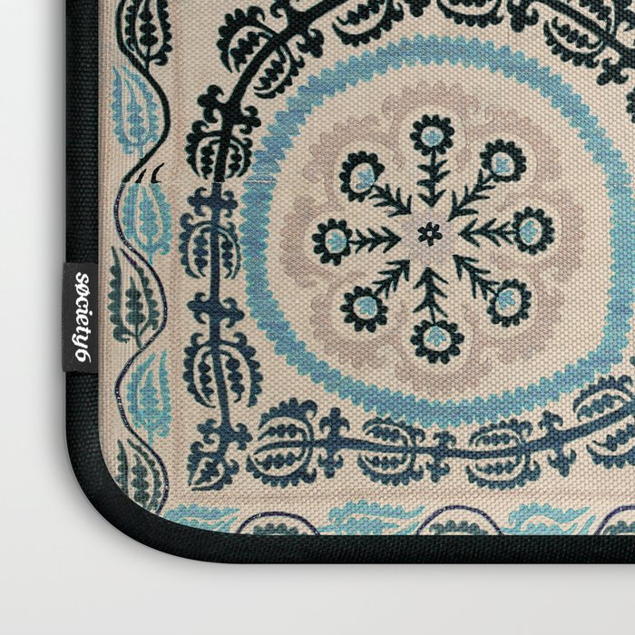 Ferghana Suzani  Northeast Uzbekistan Embroidery Print Laptop Sleeve Gallery Image 3