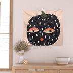 Pumpkin Persona Wall Tapestry Gallery Image 2