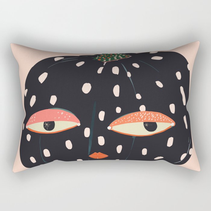 Pumpkin Persona Rectangular Pillow Gallery Image 2