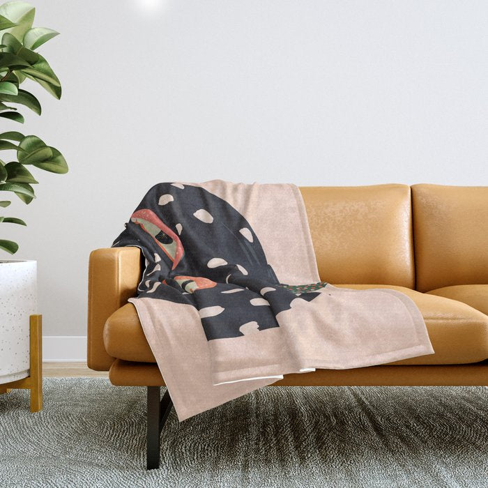 Pumpkin Persona Throw Blanket Gallery Image 1