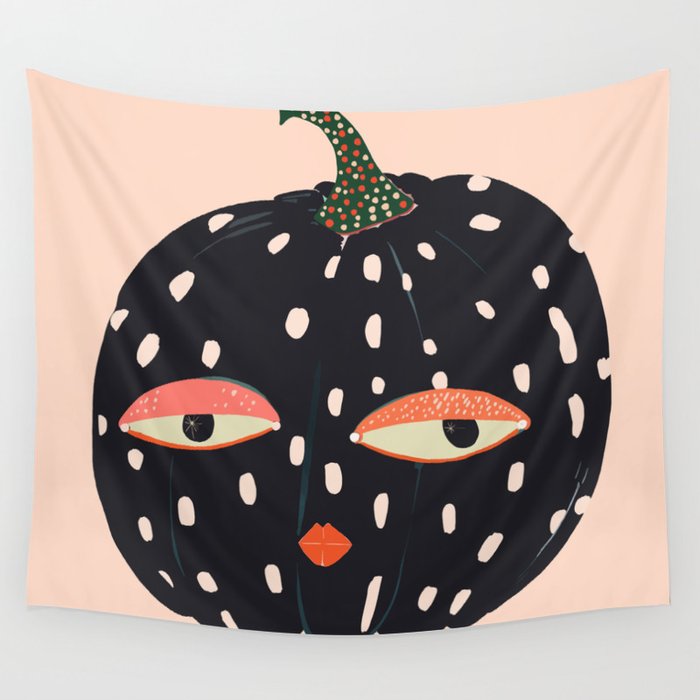 Pumpkin Persona Wall Tapestry Gallery Image 4
