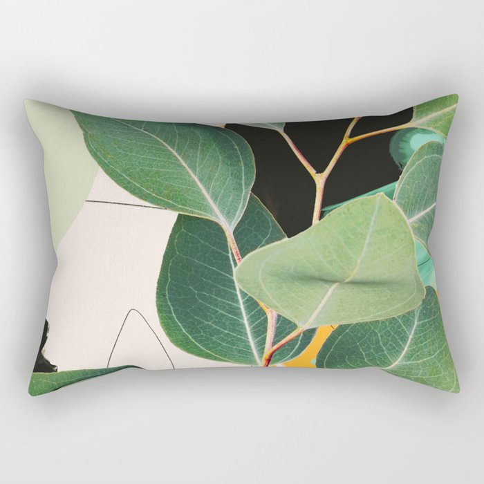Abstract Botanical 3 Rectangular Pillow Gallery Image 1