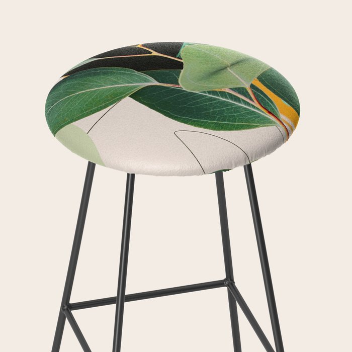 Abstract Botanical 3 Stool Gallery Image 2