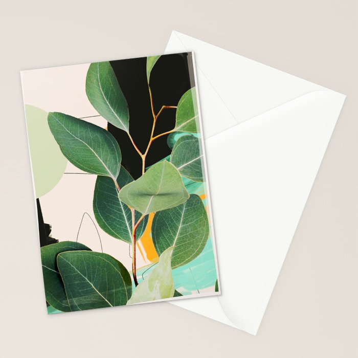 Abstract Botanical 3 Stationery Card Gallery Image 2