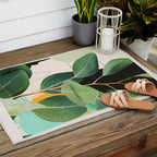 Abstract Botanical 3 Outdoor Rug Gallery Image 2