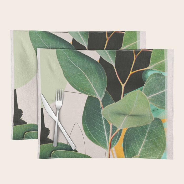 Abstract Botanical 3 Placemat Gallery Image 1