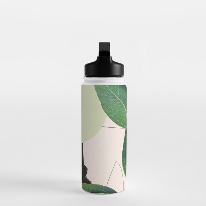 Abstract Botanical 3 Water Bottle Gallery Image 3