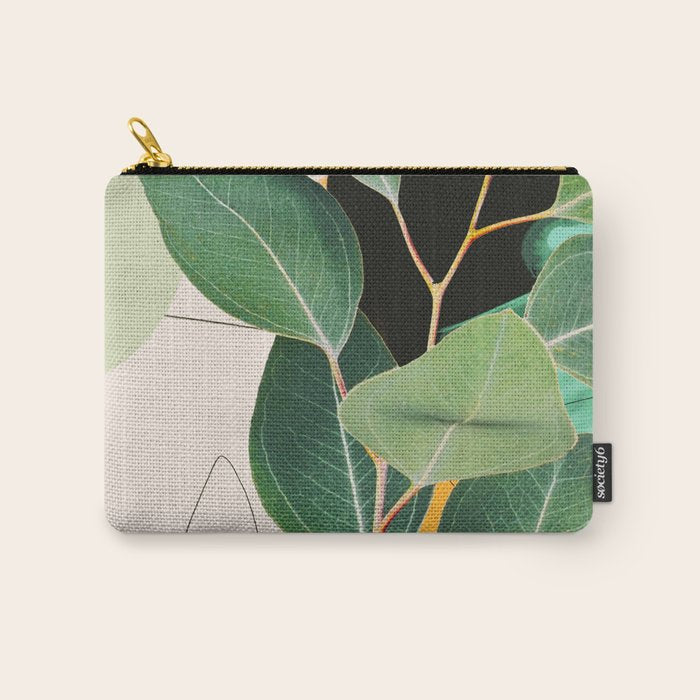 Abstract Botanical 3 Carry All Pouch Gallery Image 1