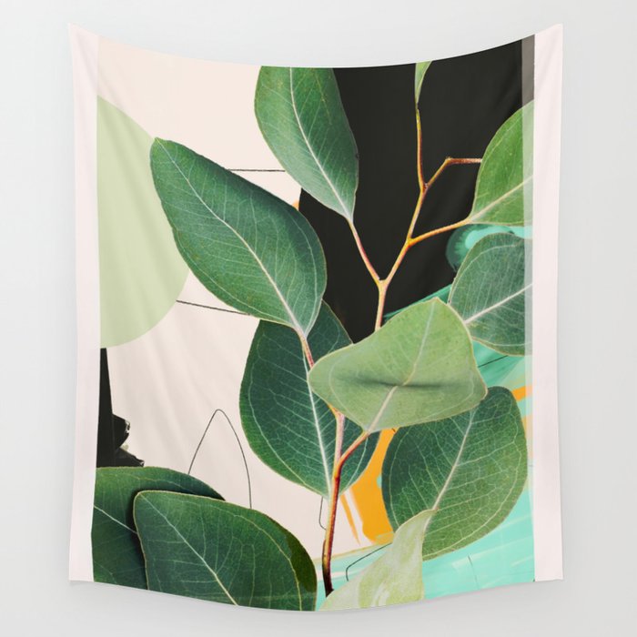 Abstract Botanical 3 Wall Tapestry Gallery Image 4