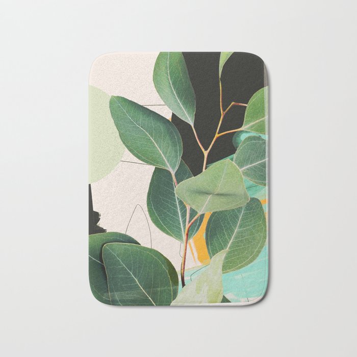 Abstract Botanical 3 Bath Mat Gallery Image 1