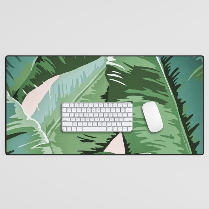 Banana leaf grandeur II Desk Mat Gallery Image 1