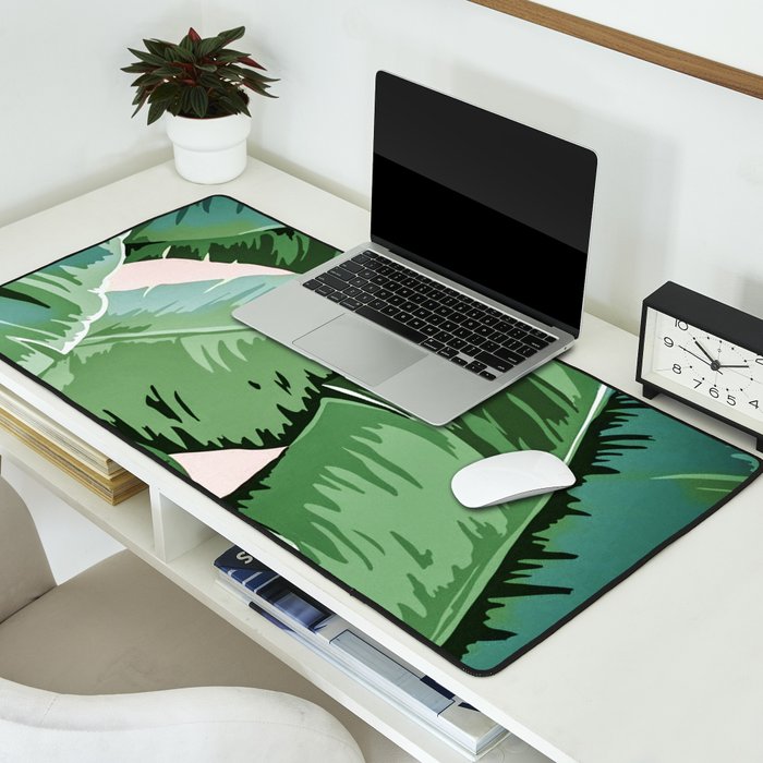 Banana leaf grandeur II Desk Mat Gallery Image 2