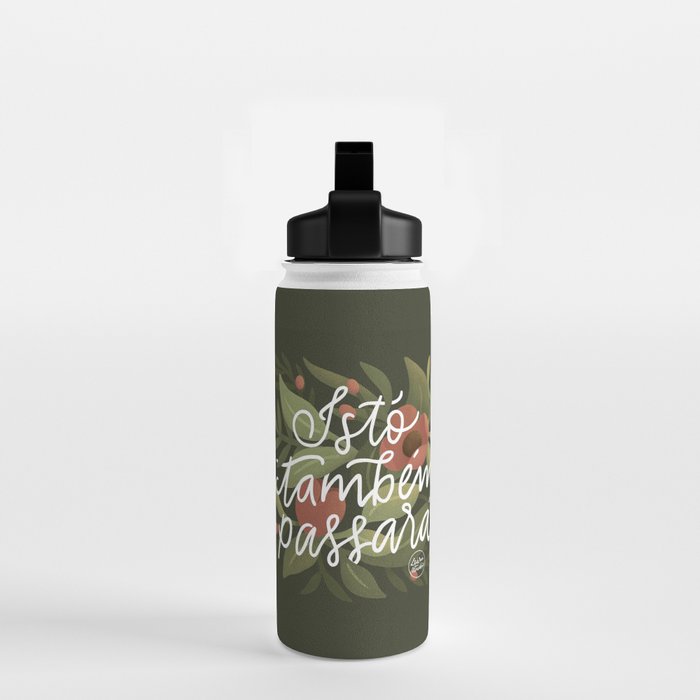 This too shall pass - Lettering Phrase Water Bottle Gallery Image 2