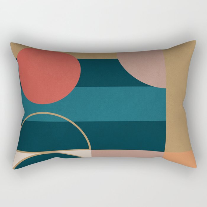 Geometric Abstraction 183 Rectangular Pillow Gallery Image 2