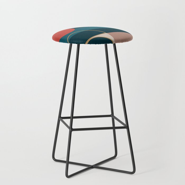 Geometric Abstraction 183 Stool Gallery Image 1