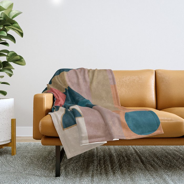 Geometric Abstraction 183 Throw Blanket Gallery Image 1
