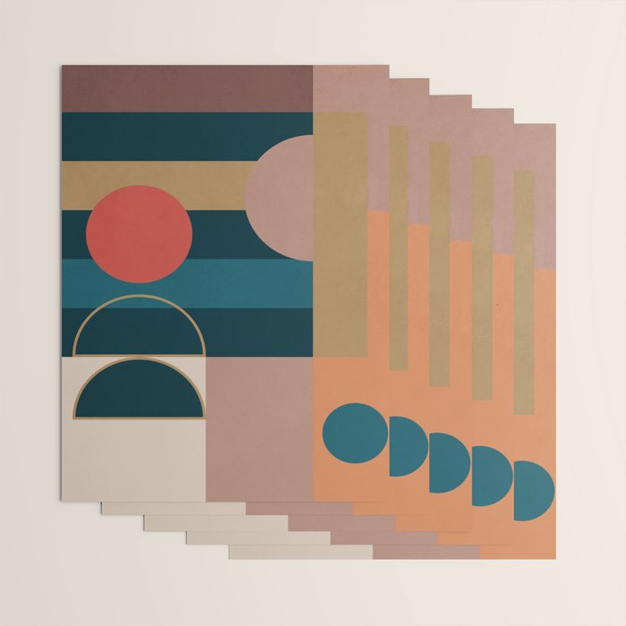 Geometric Abstraction 183 Wrapping Paper Gallery Image 3