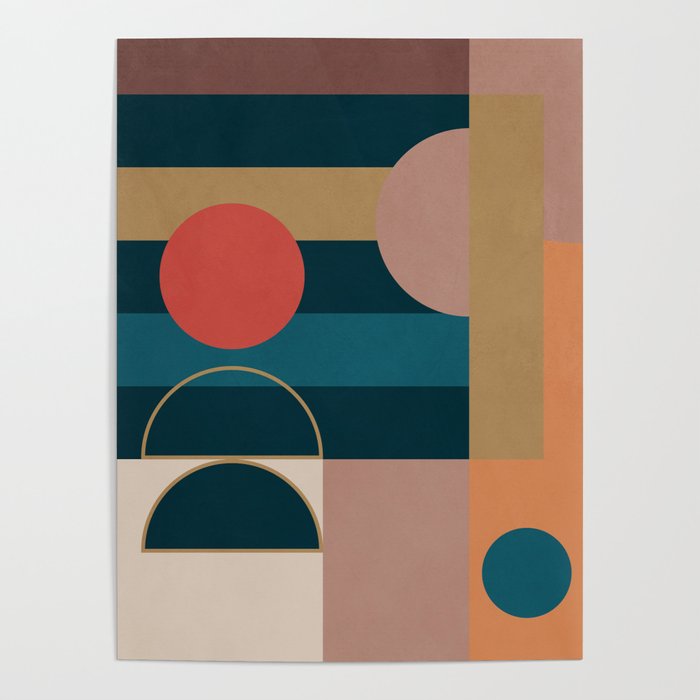 Geometric Abstraction 183 Poster Gallery Image 1