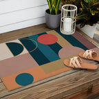 Geometric Abstraction 183 Outdoor Rug Gallery Image 2