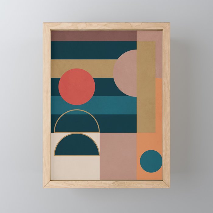 Geometric Abstraction 183 Mini Art Print Gallery Image 1