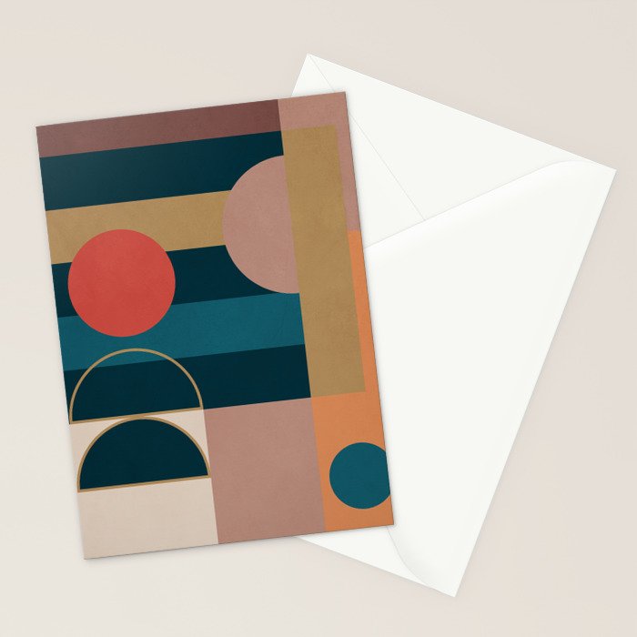 Geometric Abstraction 183 Stationery Card Gallery Image 2