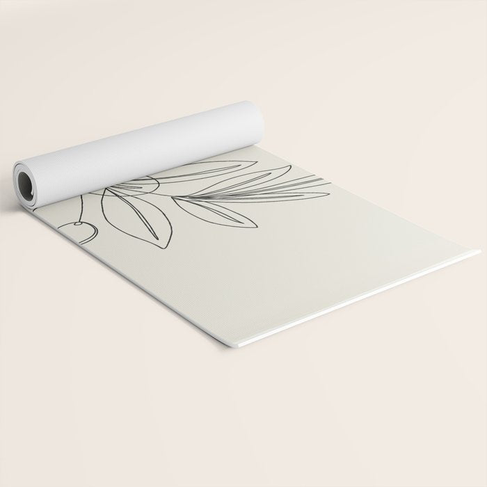 Line Olive Branch Yoga Mat Gallery Image 2
