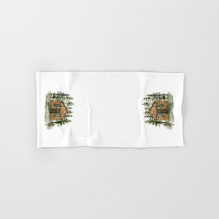 Cabin in the Woods Bath Towel Gallery Image 1