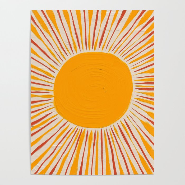 Retro Sunrise Poster Gallery Image 1