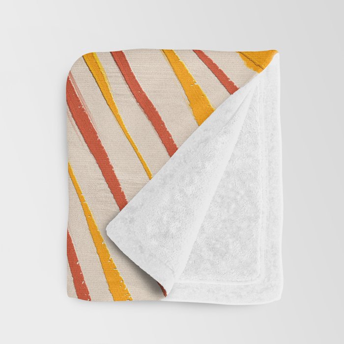 Retro Sunrise Throw Blanket Gallery Image 3