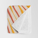 Retro Sunrise Throw Blanket Gallery Image 3