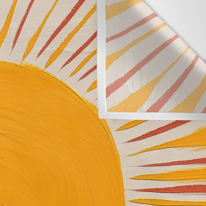Retro Sunrise Wall Tapestry Gallery Image 3