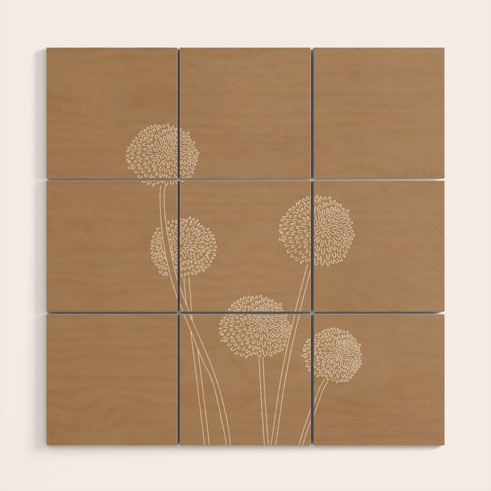 Dandelions 5 Wood Wall Art Gallery Image 1