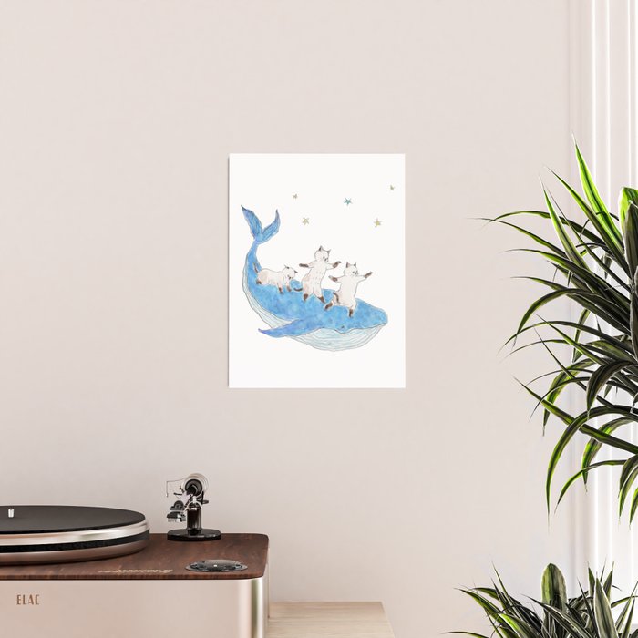 Whales and Kittens Poster Gallery Image 2