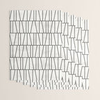 Mid-Century Modern Pattern No.6 - White Wrapping Paper Gallery Image 3