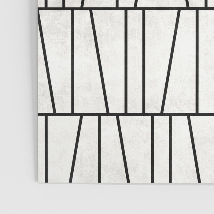 Mid-Century Modern Pattern No.6 - White Poster Gallery Image 3