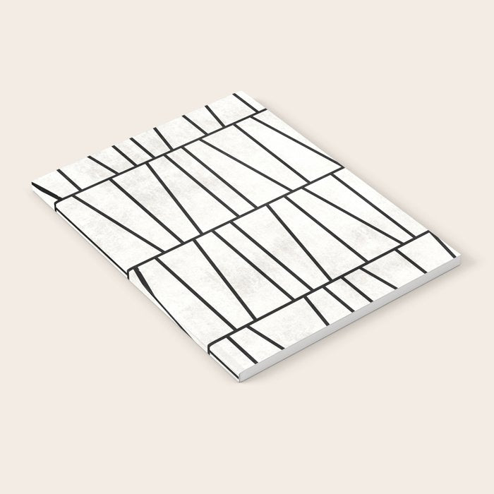 Mid-Century Modern Pattern No.6 - White Notebook Gallery Image 2
