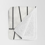 Mid-Century Modern Pattern No.6 - White Throw Blanket Gallery Image 3